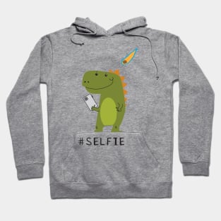 T-Rex Dinosaur's Last Selfie Hoodie